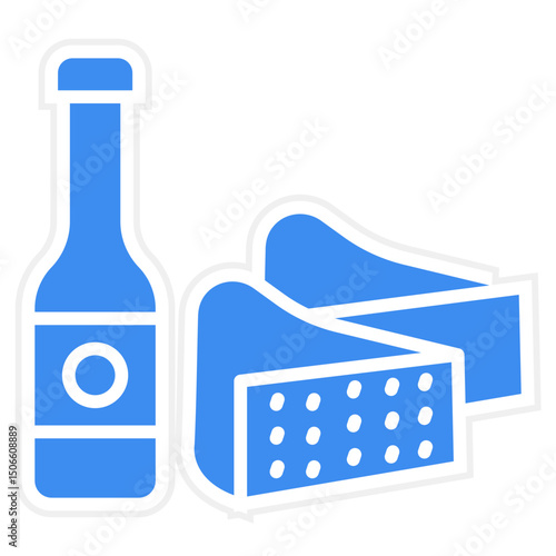 Food and Beer Icon Style