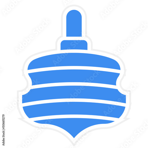 Toy Top Icon Style