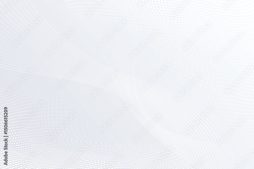 Fototapeta premium abstract white background with gradient color and artistic dynamic line decoration