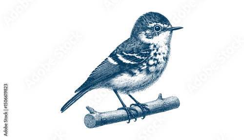 Acadian Flycatcher bird vector