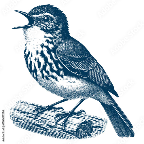 Acadian Flycatcher bird vector