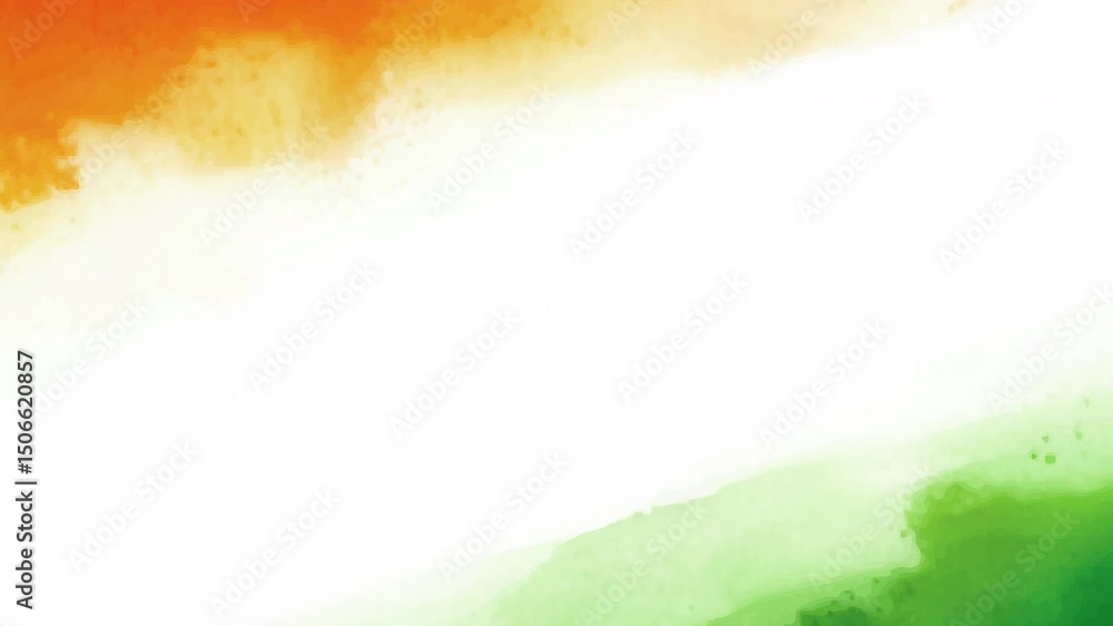 Tricolor Independence day design Republic Day, orange, saffron, kesari, white, green, colors, Flag, motion, video, background, 15 august, 26 january, hoisting, ceremony,