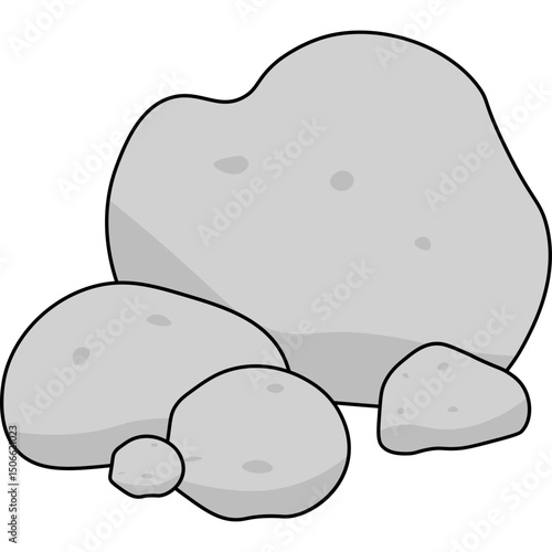 Stone Flat Illustration