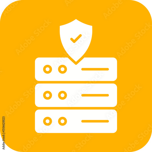 Secure Server icon vector image. Suitable for mobile apps, web apps and print media.