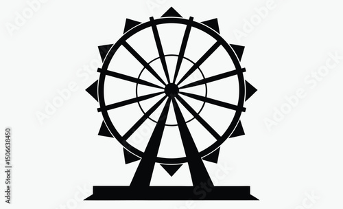 Ferris Wheel Silhouette