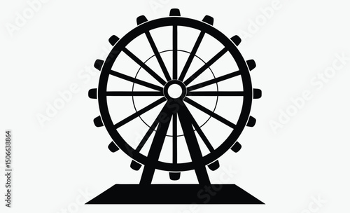 Ferris Wheel Silhouette