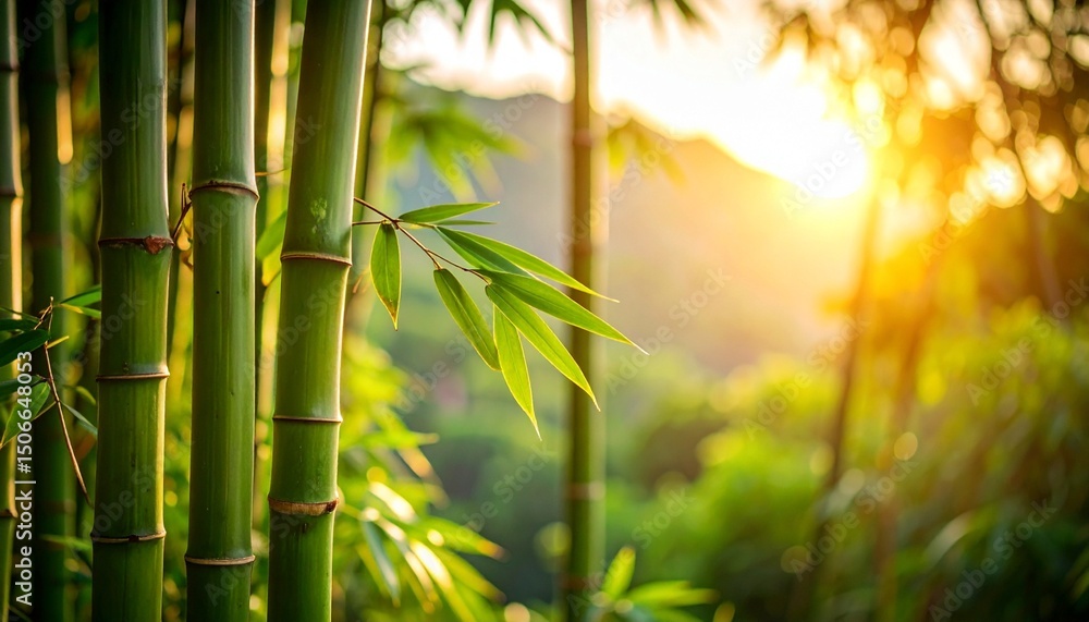 Obraz premium bamboo forest background