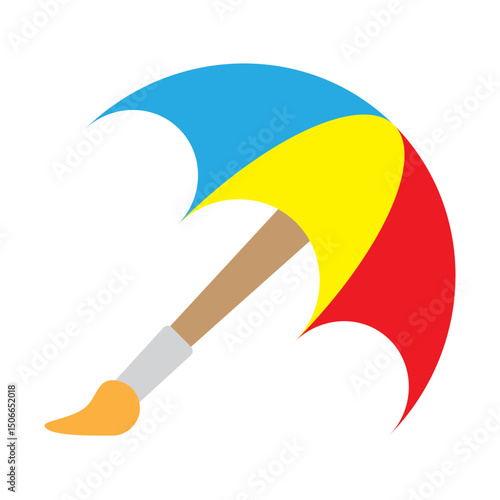 Art Insurance Vector Flat Icon Design