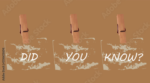 did you know text information sign