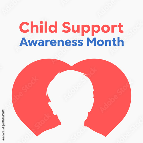 vector graphic of Child Support Awareness Month ideal for Child Support Awareness Month celebration
