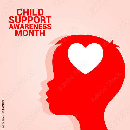 vector graphic of Child Support Awareness Month ideal for Child Support Awareness Month celebration