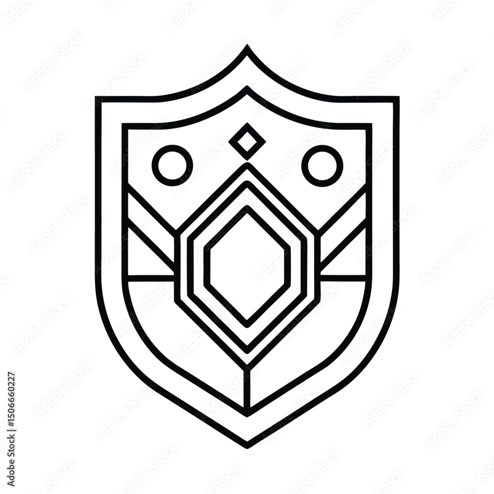 AI Company Staff Badge Design AI Company Staff Badge Design