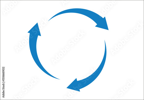 frecce cerchio, cornice, concetto, rotazione, girare, giro, riciclo, scambio logistica,