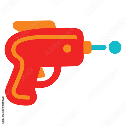 Space Ray Gun clipart, Outer Space illustration, Colorful Space design sublimation
