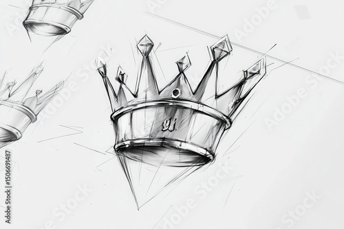 crown sketch