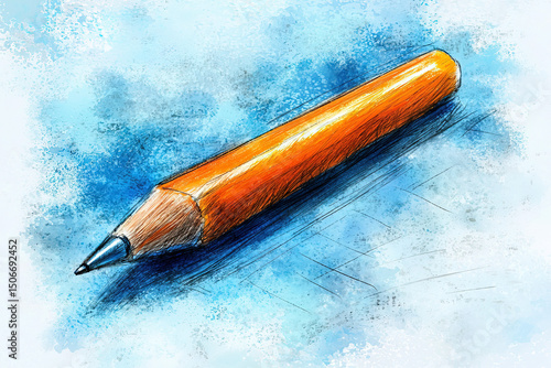 Notebook sketch vector: A s...