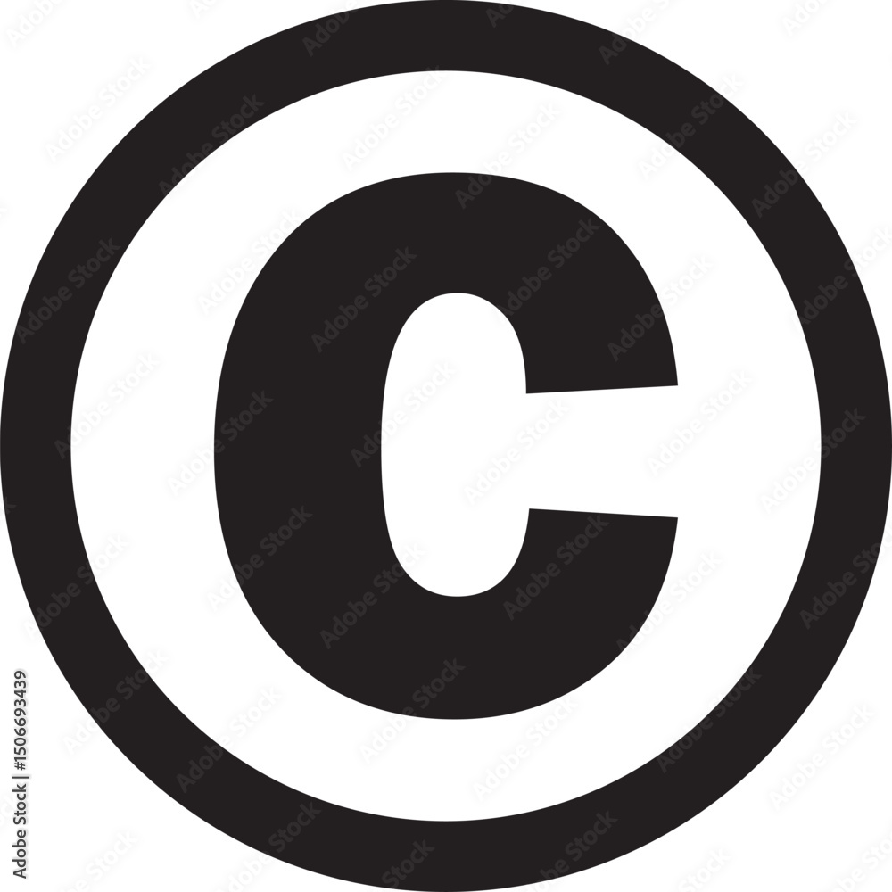 copyright symbol on white background copyright symbol on white background