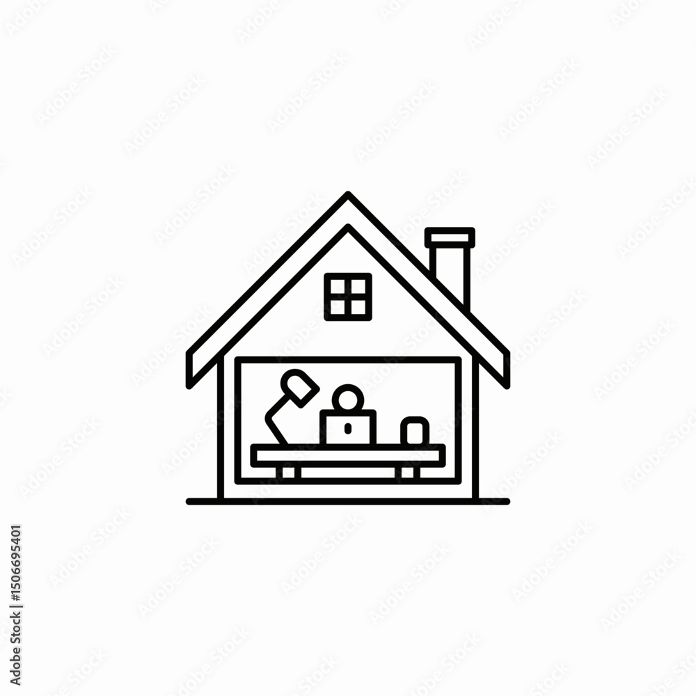 home office icon sign vector home office icon sign vector