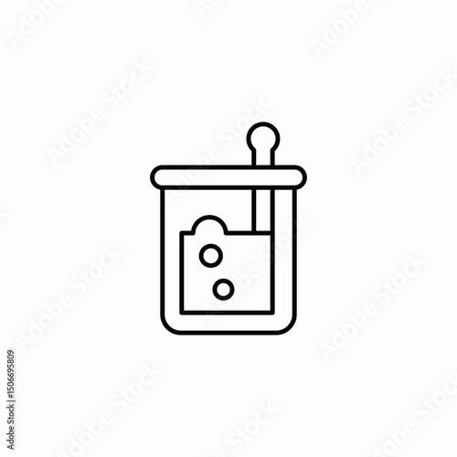 lab equipment icon sign vector