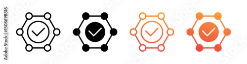 Analytic Scoring Multi Style Icon Set Vector 