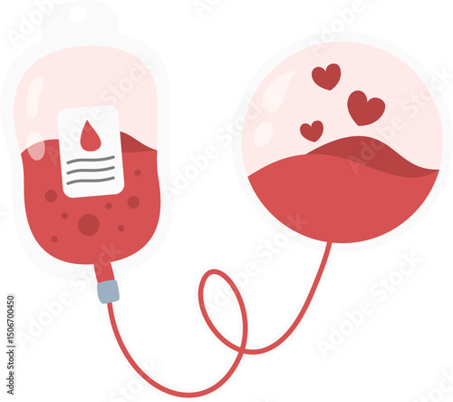 World blood donor day vector illustration