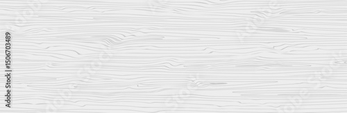 Light gray wooden long texture. Hand drawn natural grain wood vector abstract horizontal background