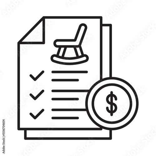Retirement coverage :Vector Icon which can easily modify or edit