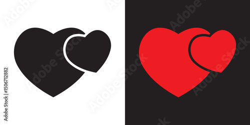 Heart icon. Vector illustration. EPS 10/AI