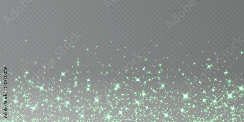 Magical and Neon Overlay Effect — Transparent Glistering Mist with Galaxy Sparkles, Starburst,  Powder for Fantasy,  or Abstract Atmospheric Designs
