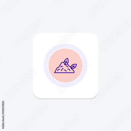 Natural Compost Pile, vector, pixel perfect, illustrator file