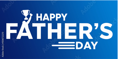 Modern Flat Design Graphic for Father’s Day Wishes