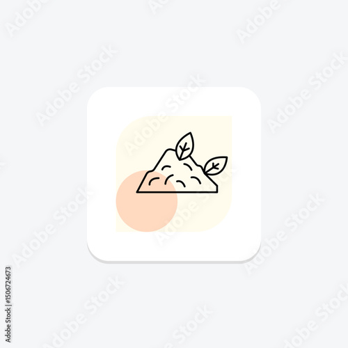 Natural Compost Pile, vector, pixel perfect, illustrator file