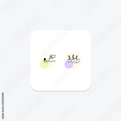Soil With Worms, vector, pixel perfect, illustrator file