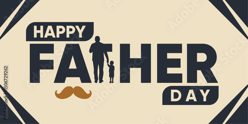 Celebrating Fatherhood – Happy Father’s Day Poster