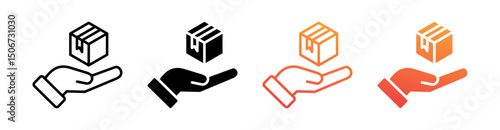 Product Offering Multi Style Icon Set Vector 