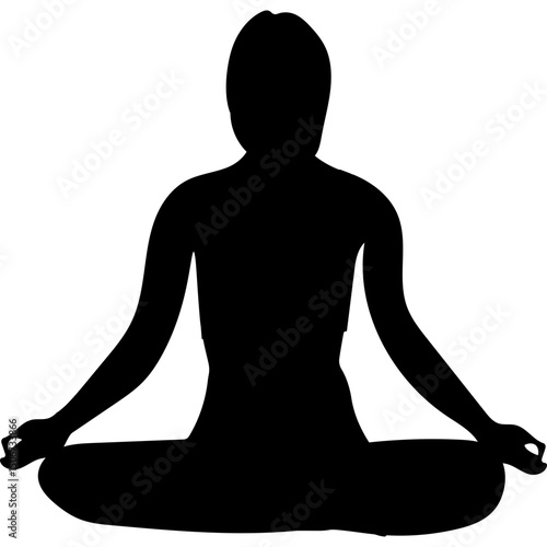Yoga Pose Silhuette