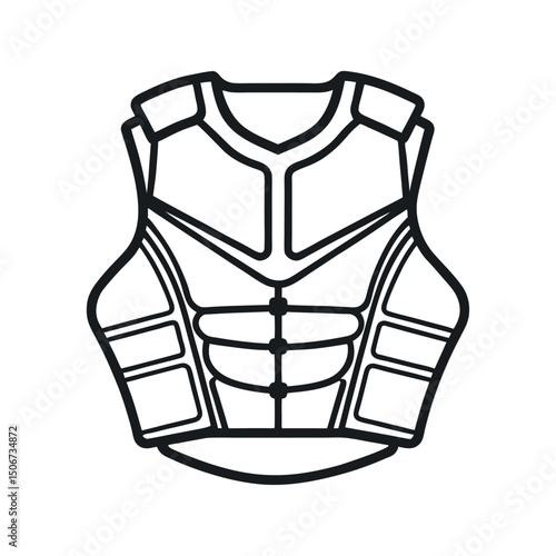 Chest Protector Safety Equipment Drawing