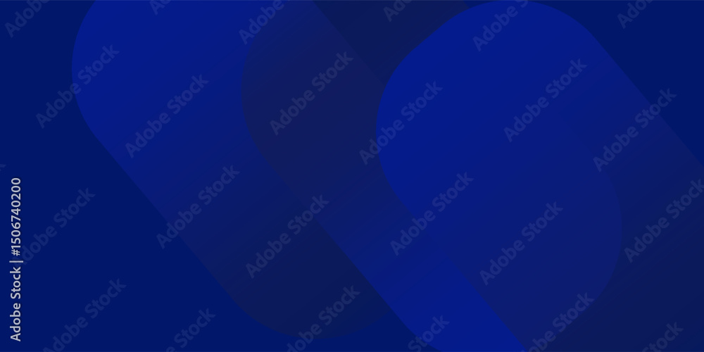 Obraz premium Abstract blue background. Modern simple blue geometric design. Minimal shapes. Suit for booklet, brochure, banner, poster, website, flyer, cover, corporate, backdrop. Vector illustration