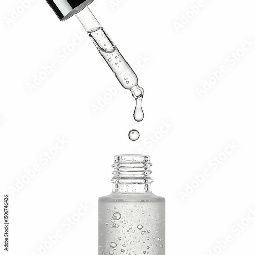 Serum Dropper Bottle Skincare Product Photography