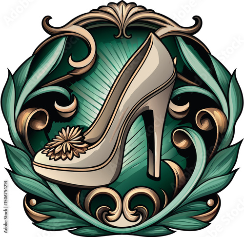 logo negozio di scarpe da donna 03