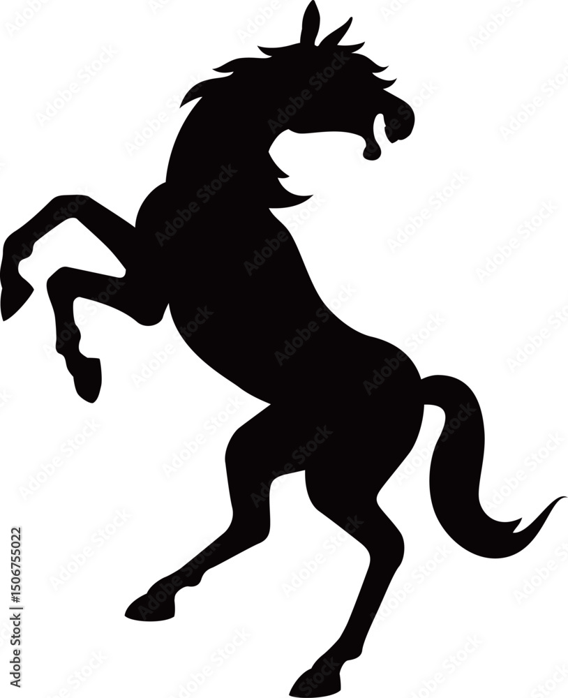 Obraz premium 跳ね馬のアイコン