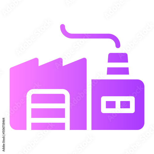 factory gradient icon