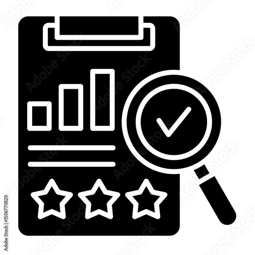Performance Review  Icon Element For Design	