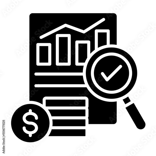 Profitability Analysis  Icon Element For Design	