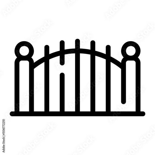 gate line icon