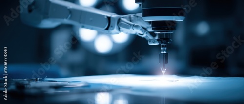 Wallpaper Mural robotic arm with precise micro-surgery high-tech sterile Torontodigital.ca