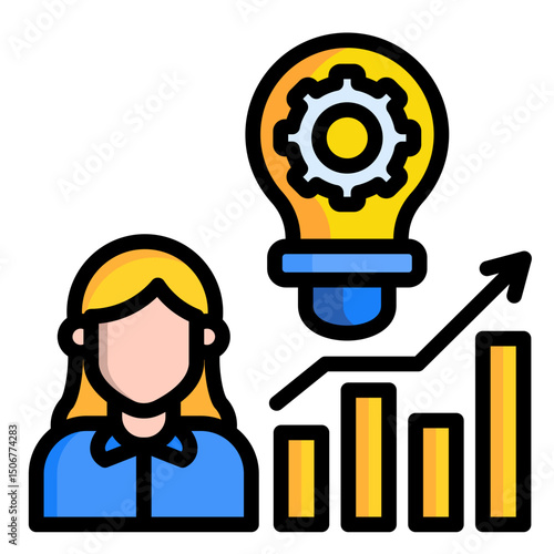 Business Intelligence  Icon Element For Design	