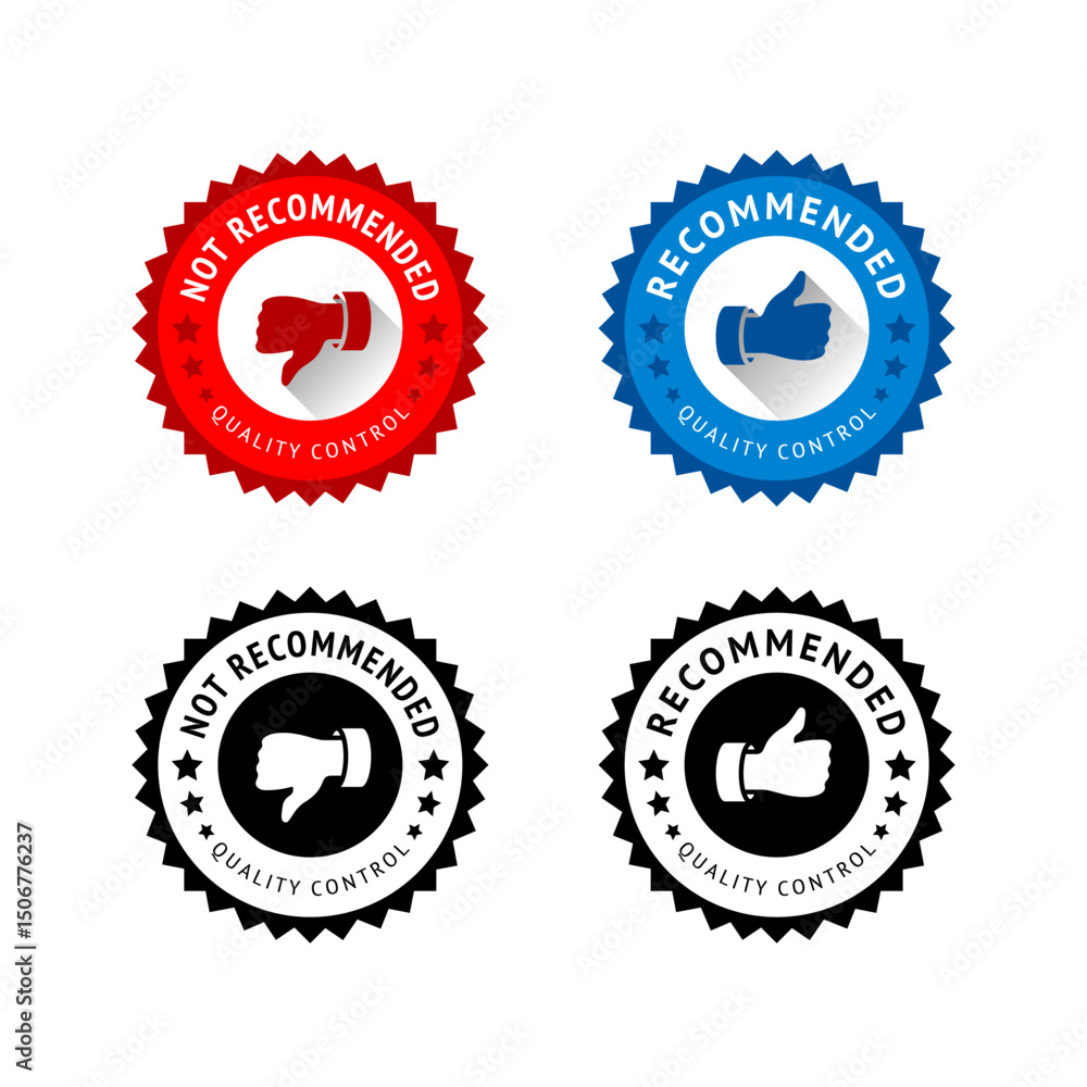Badge like and dislike, thumbs up and thumbs down Badge like and dislike, thumbs up and thumbs down