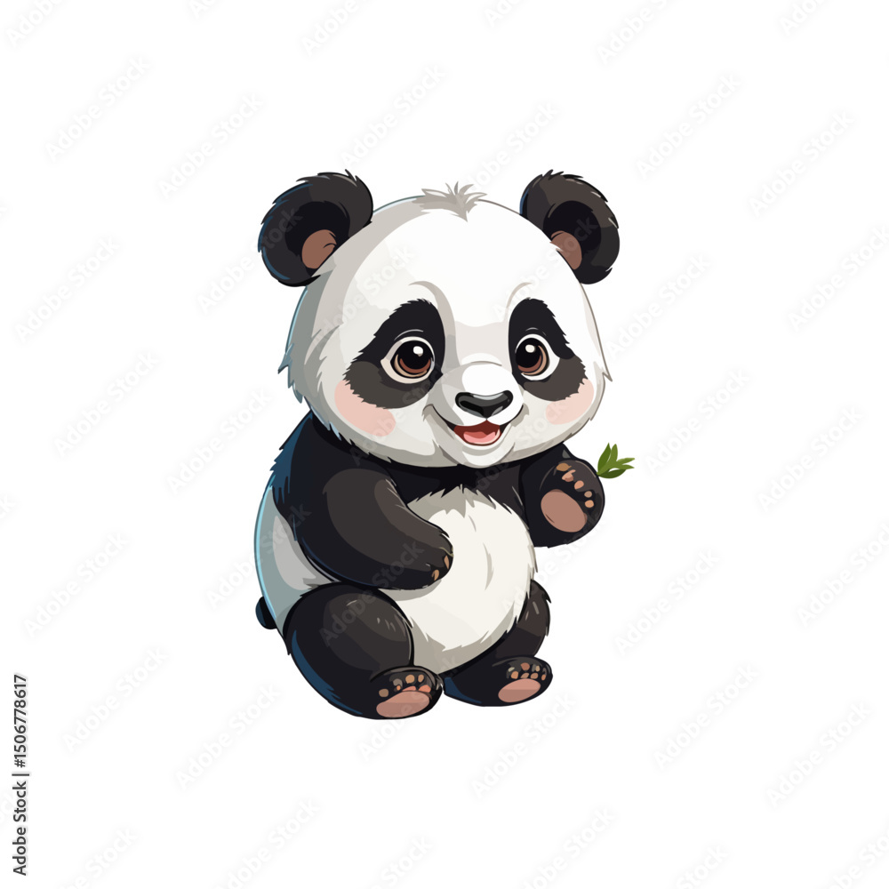 Obraz premium baby panda