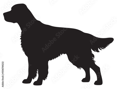 ENGLISH SETTER DOG SILHOUETTE